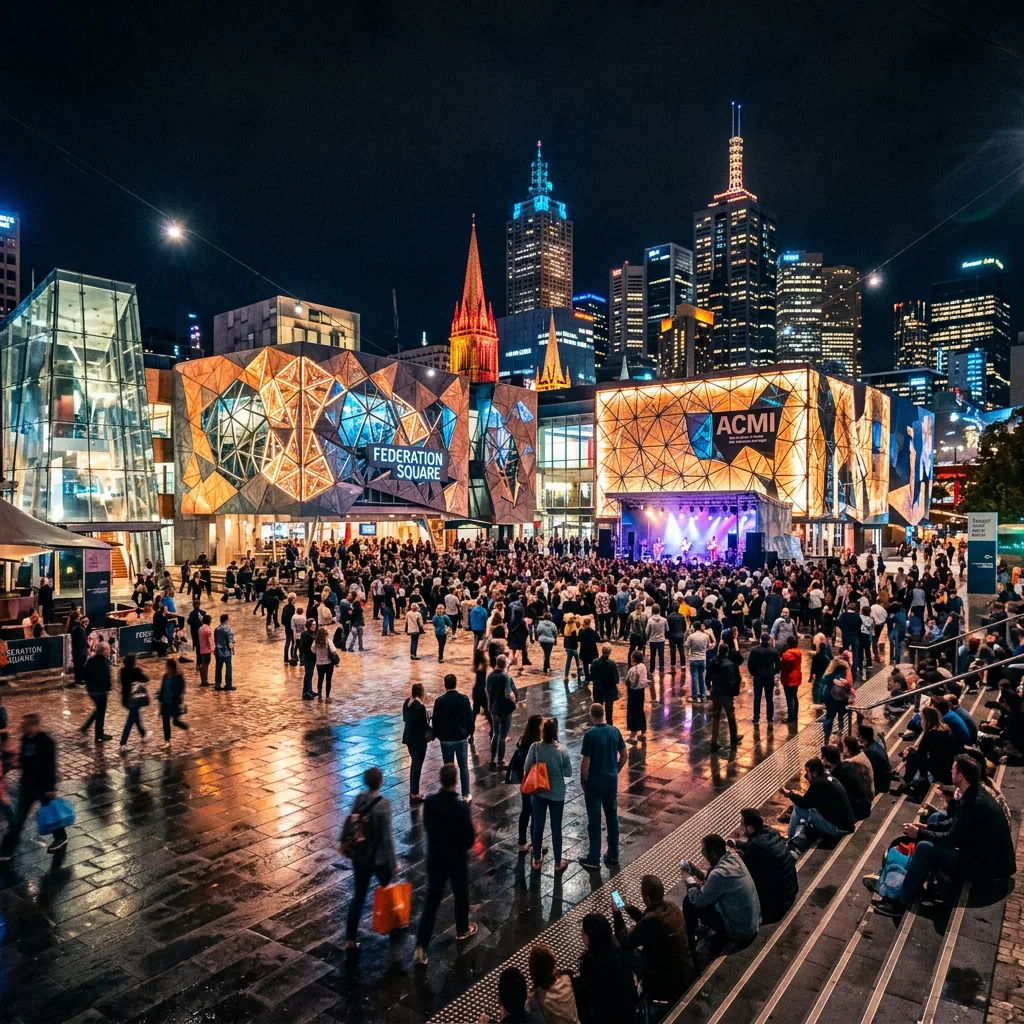 Federation Square Night Venue