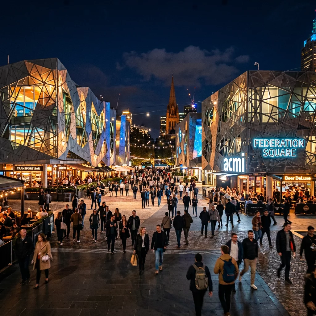 Federation Square Night Venue