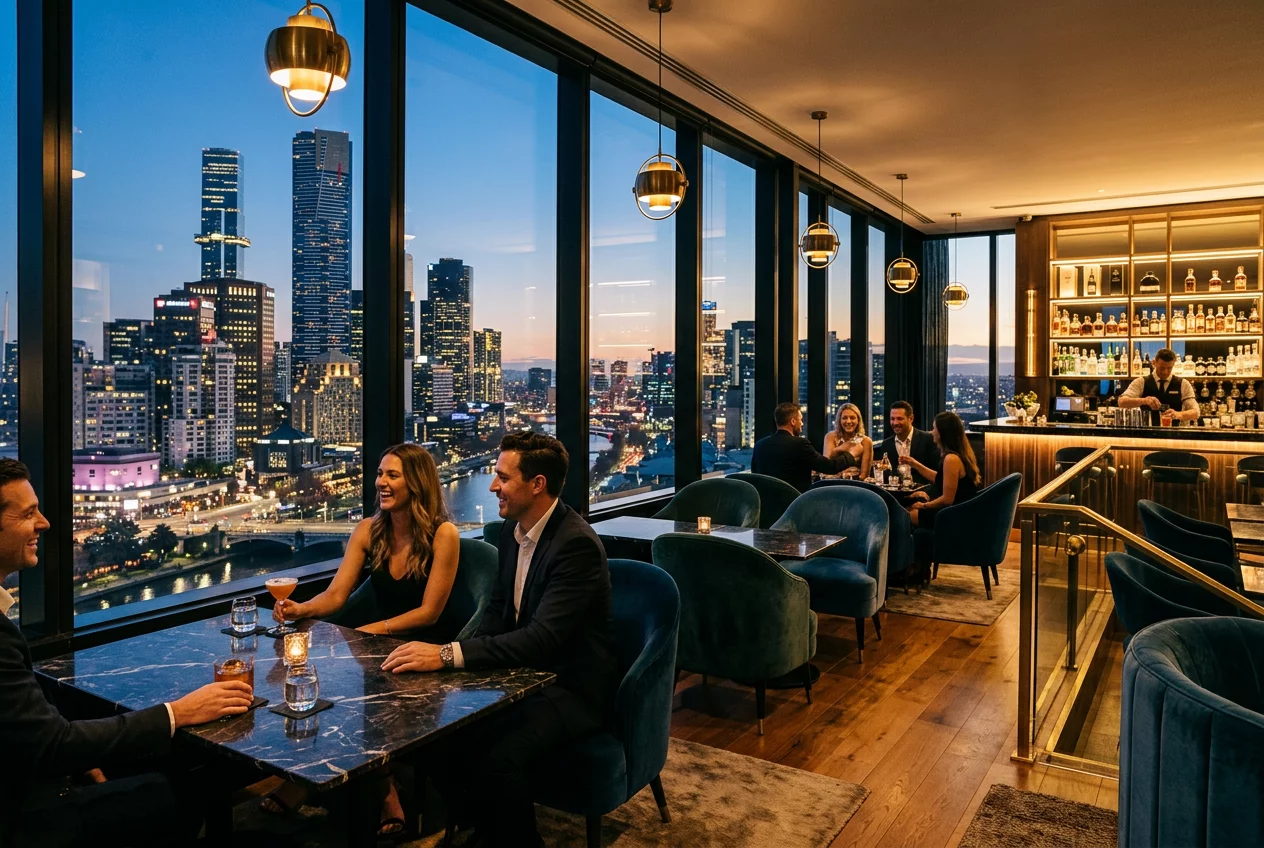 Melbourne Skydeck Bar view 2